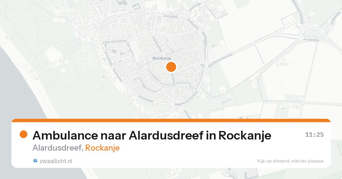 Ambulance naar Alardusdreef in Rockanje — 15 jul 2026