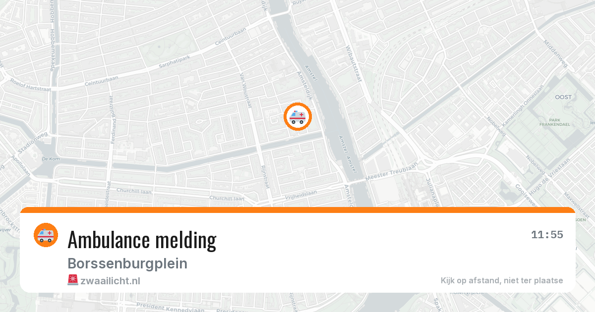Ambulance melding — 3 jul 2026