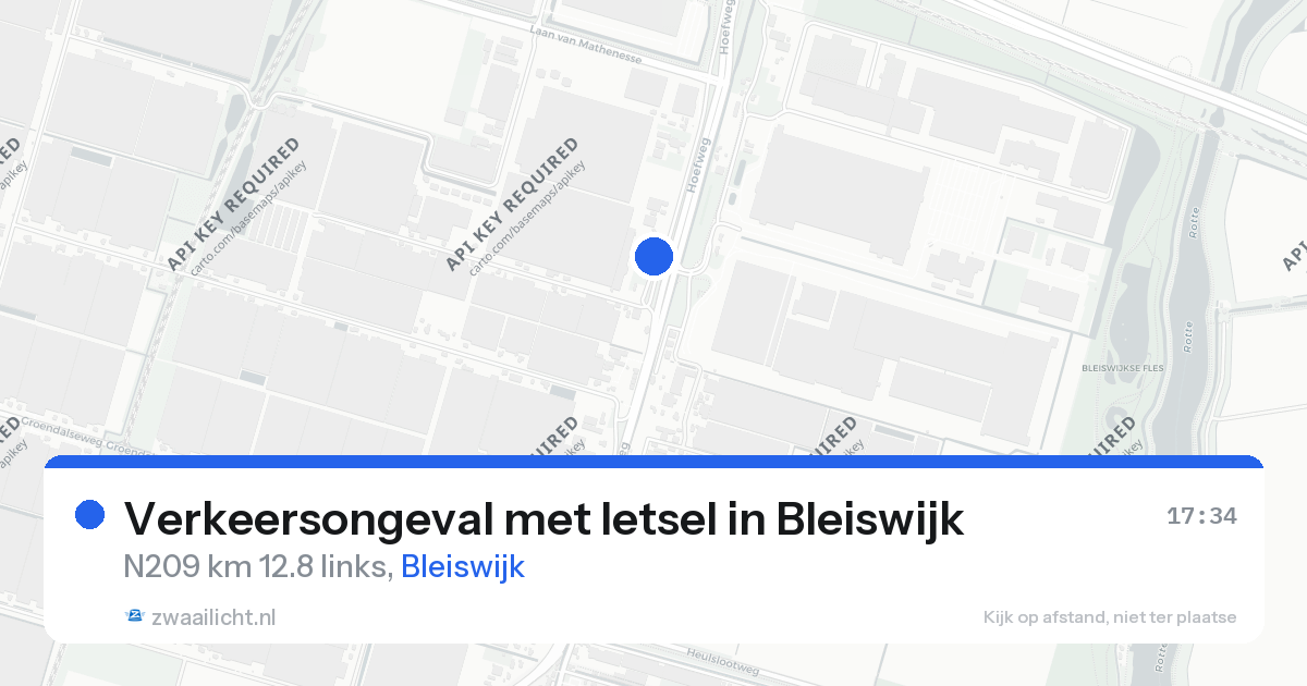 Verkeersongeval met letsel in Bleiswijk — 26 aug 2026