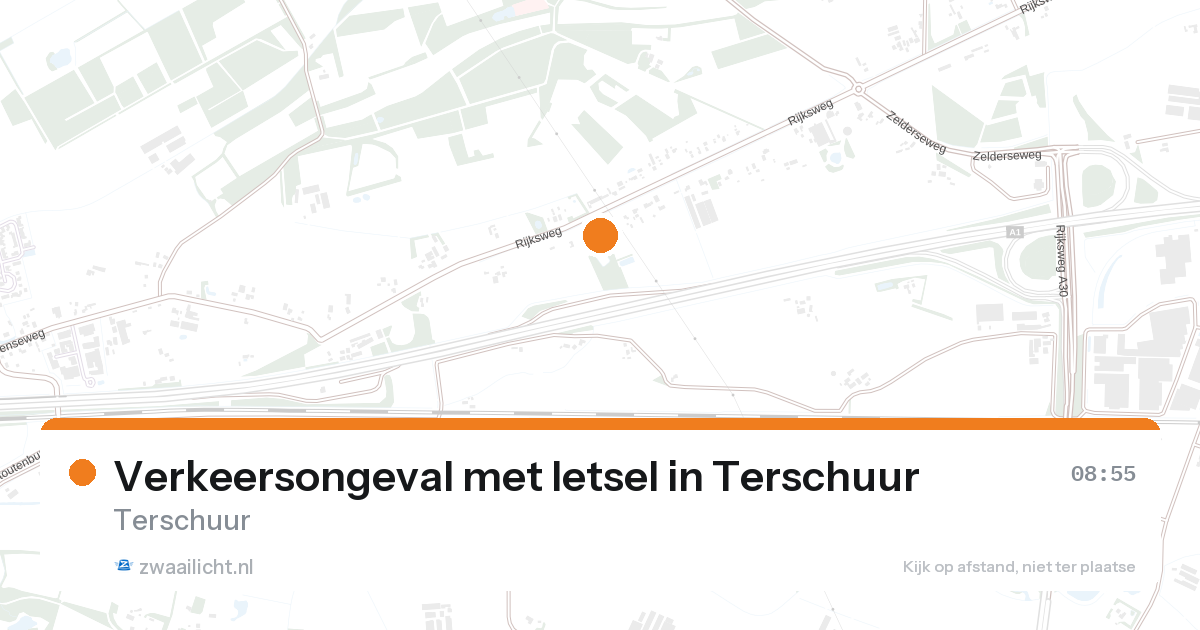Verkeersongeval met letsel in Terschuur — 25 aug 2026