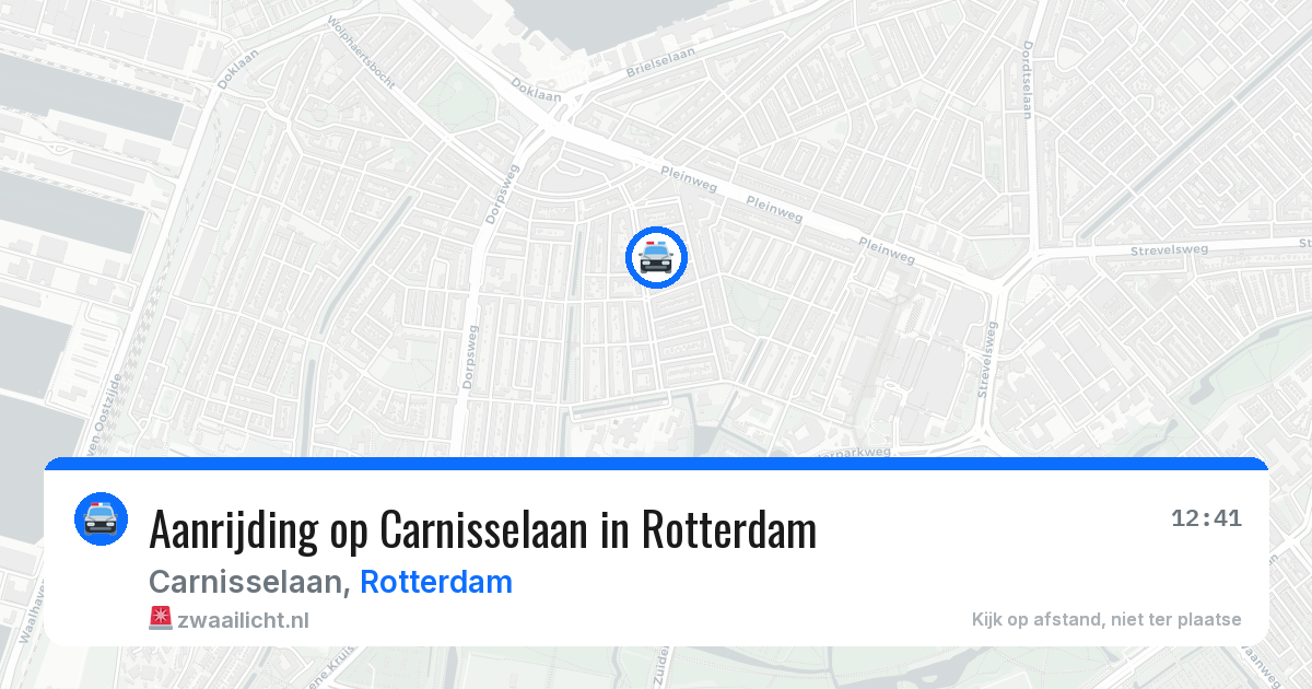 Aanrijding op Carnisselaan in Rotterdam — 3 aug 2026