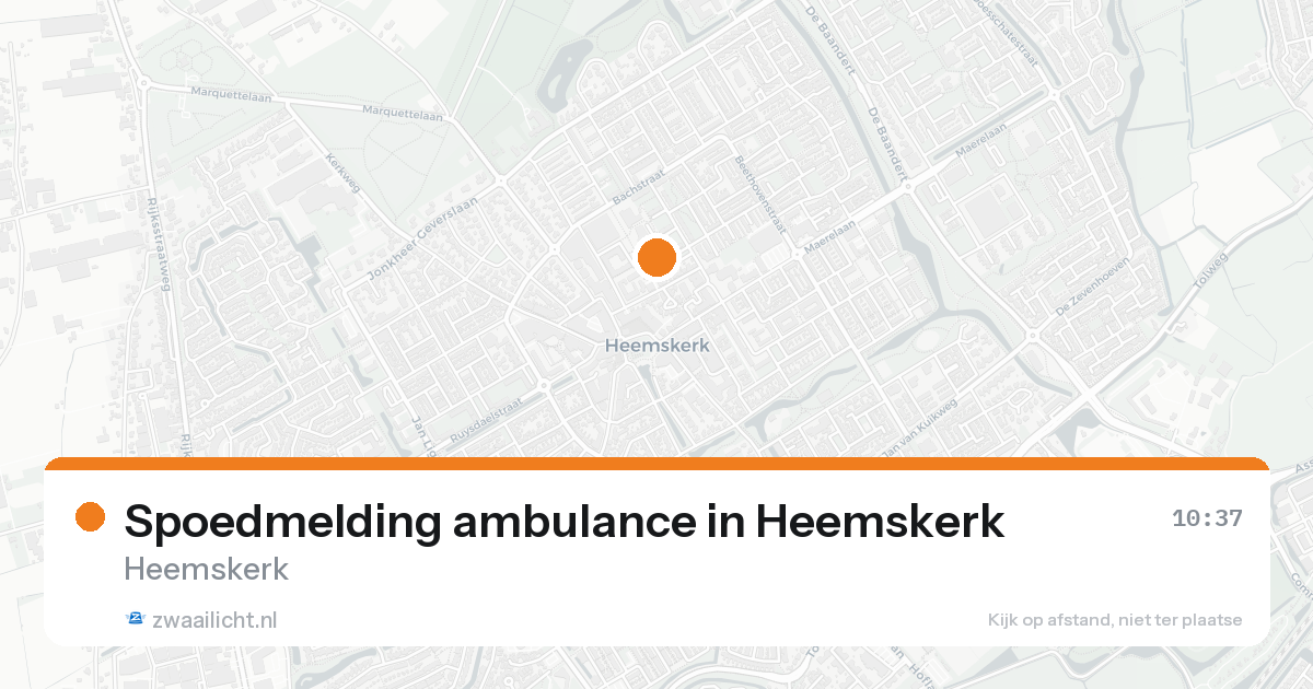 Spoedmelding ambulance in Heemskerk — 5 jun 2026