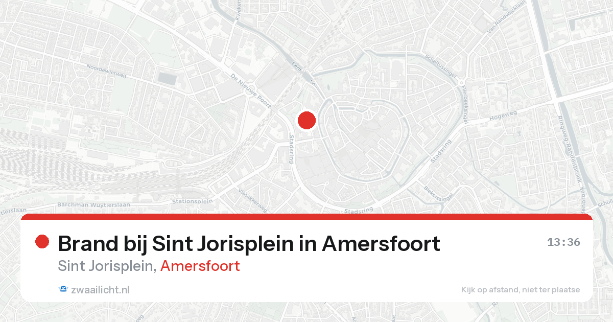 Brand bij Sint Jorisplein in Amersfoort — 21 jun 2026