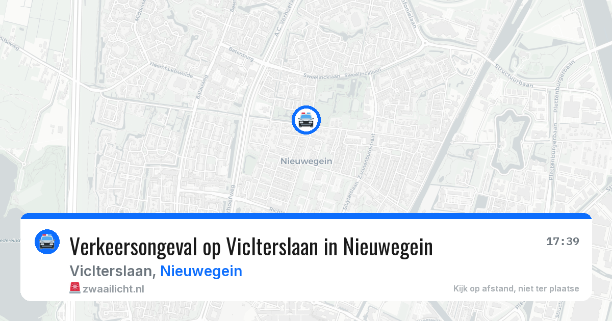 Verkeersongeval op Viclterslaan in Nieuwegein — 15 jun 2026