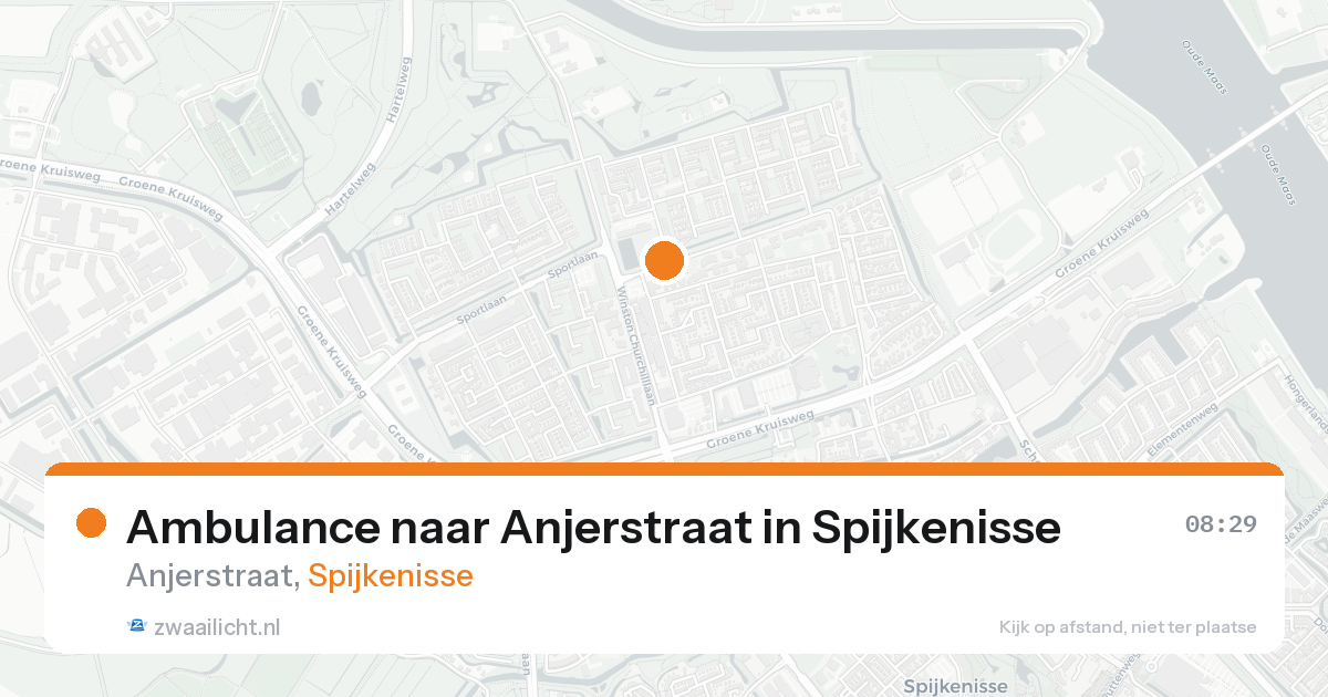 Ambulance naar Anjerstraat in Spijkenisse — 25 aug 2026