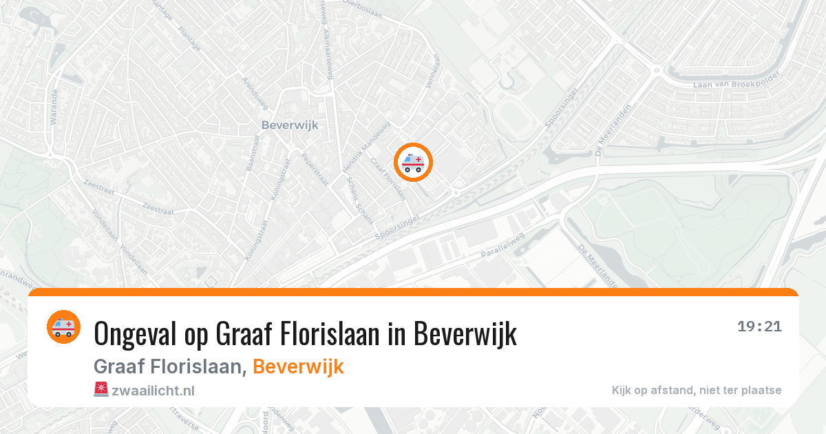 Ongeval op Graaf Florislaan in Beverwijk — 28 jun 2026