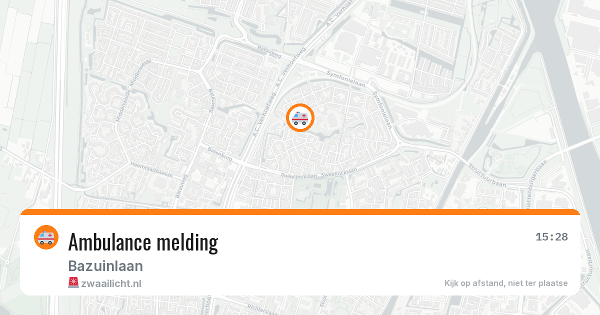 Ambulance melding — 2 jul 2026