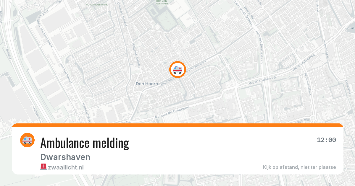 Ambulance melding — 29 jan 2026