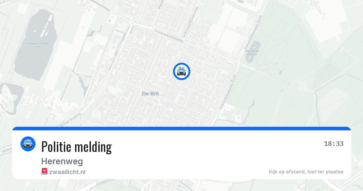 Politie melding — 24 mei 2026