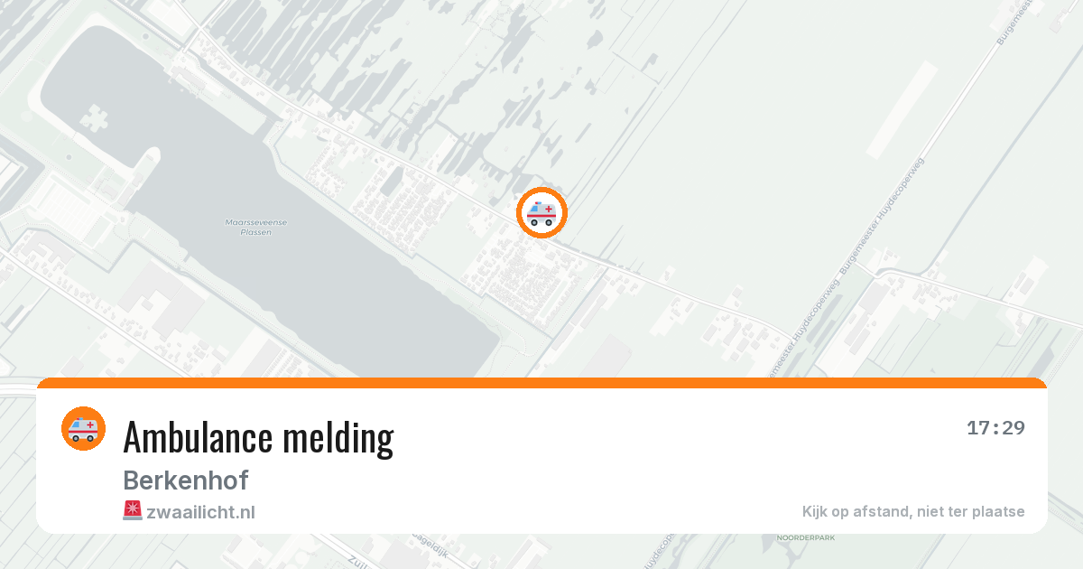 Ambulance melding — 14 mei 2026