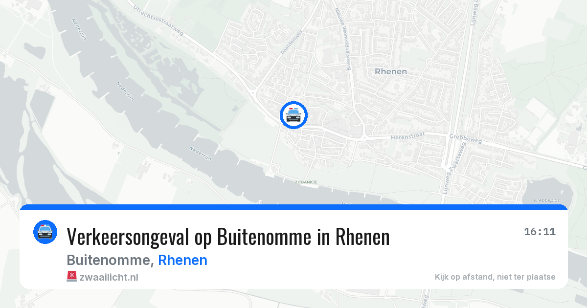 Verkeersongeval op Buitenomme in Rhenen — 2 jun 2026