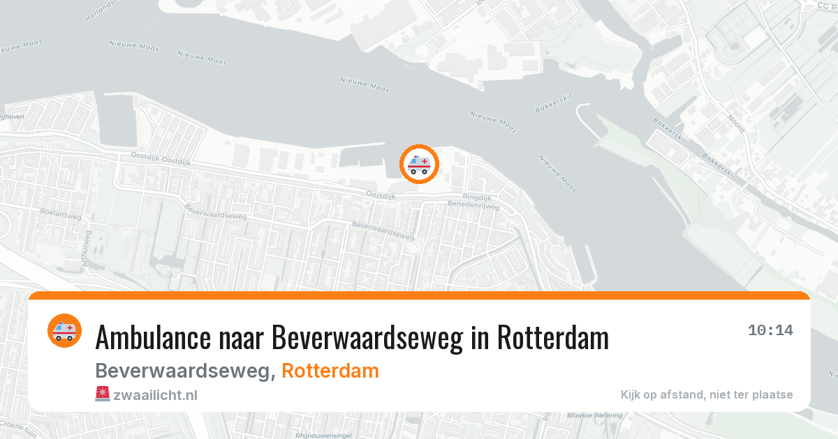 Ambulance naar Beverwaardseweg in Rotterdam — 29 jun 2026
