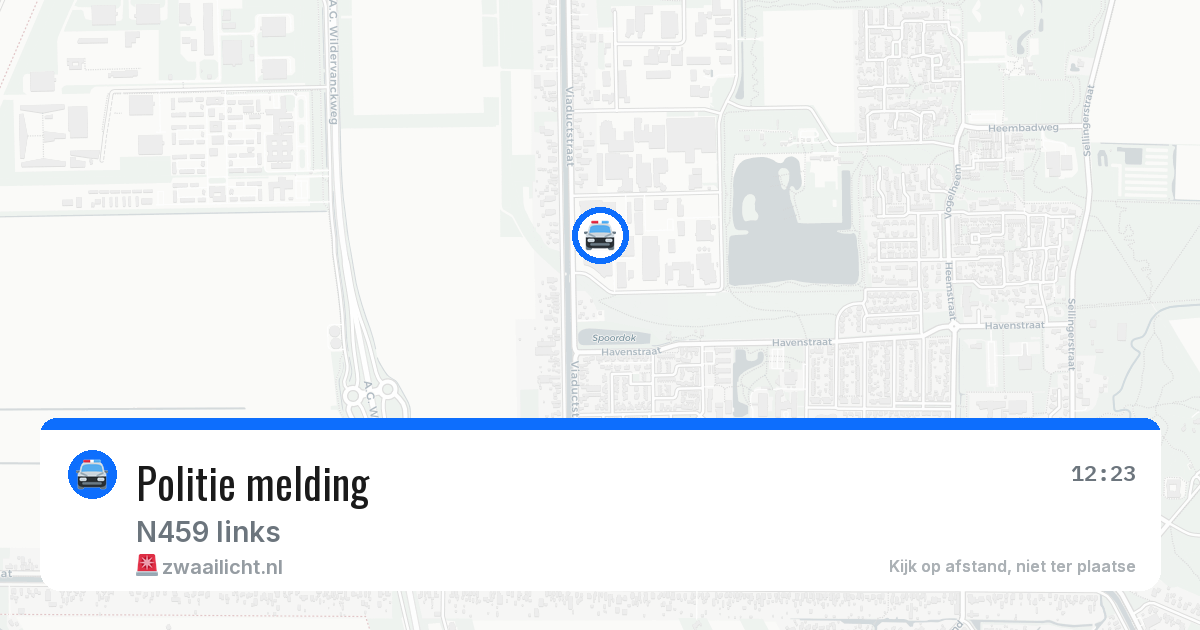 Politie melding — 13 mei 2026