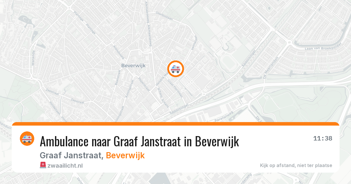 Ambulance naar Graaf Janstraat in Beverwijk — 25 apr 2026