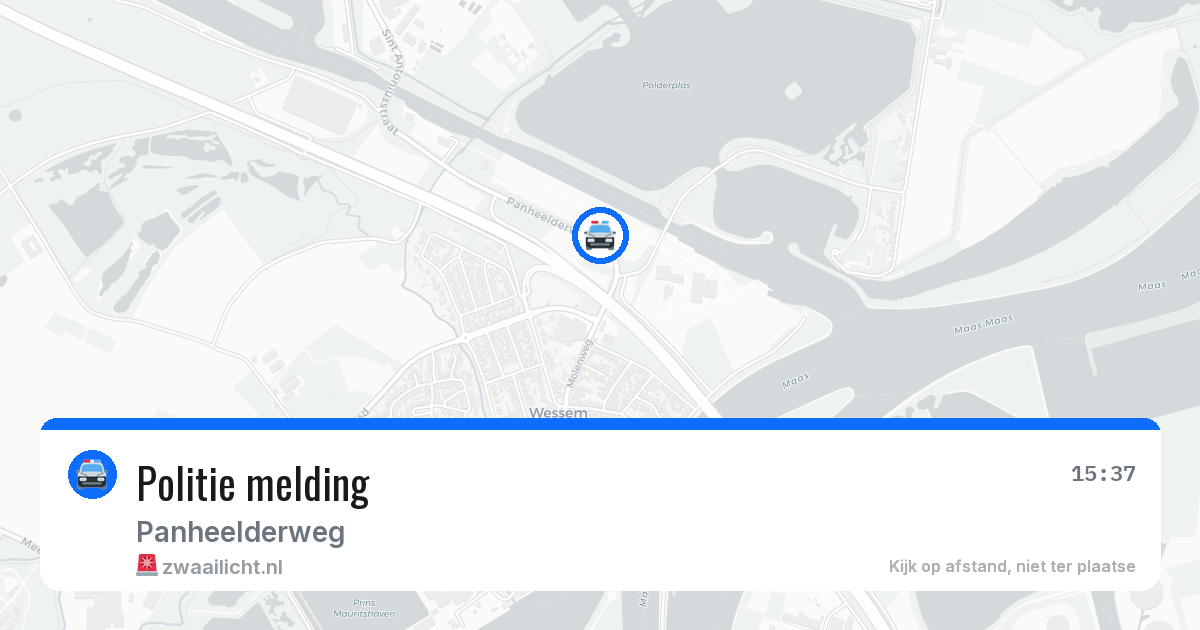 Politie melding — 26 jun 2026