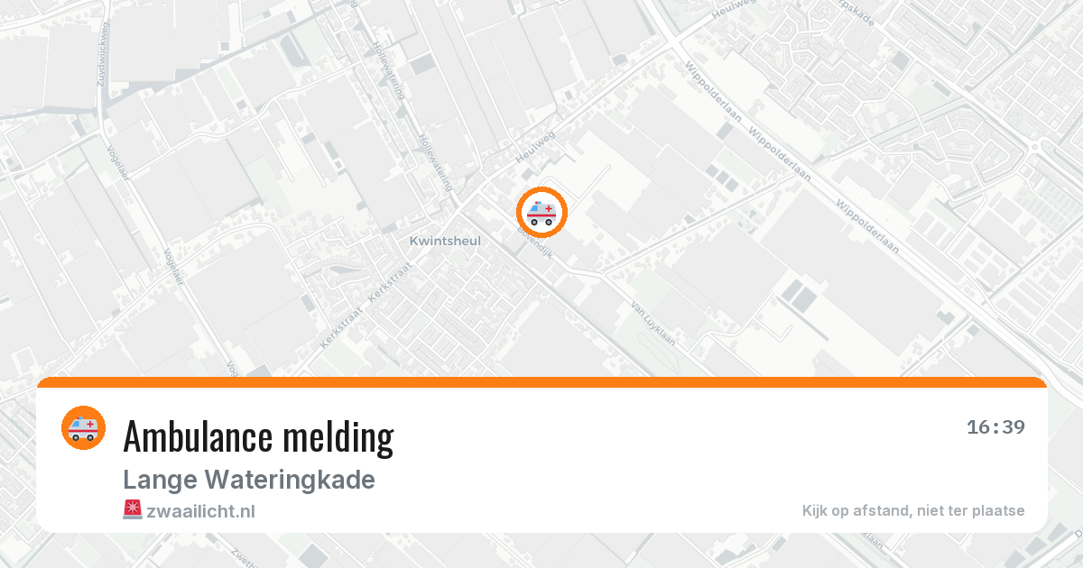 Ambulance melding — 9 apr 2026