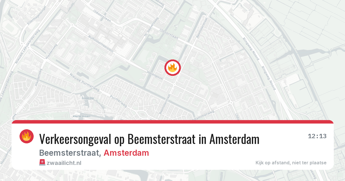 Verkeersongeval op Beemsterstraat in Amsterdam — 29 mei 2026