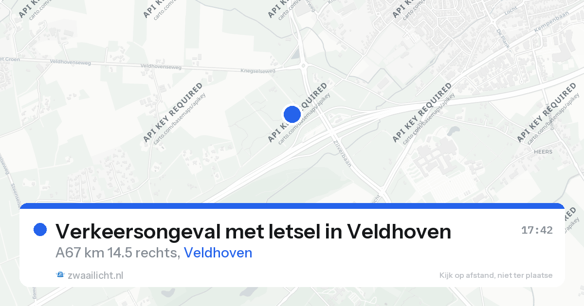 Verkeersongeval met letsel in Veldhoven — 26 aug 2026