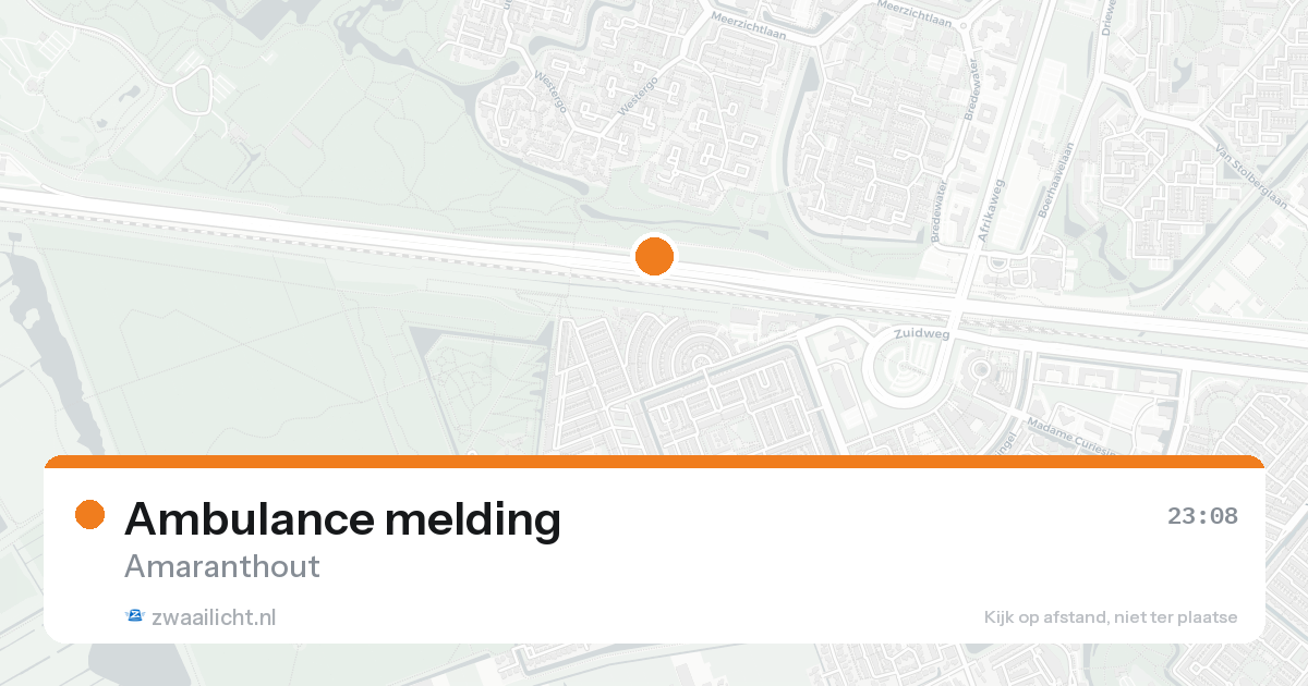 Ambulance melding — 7 feb 2026