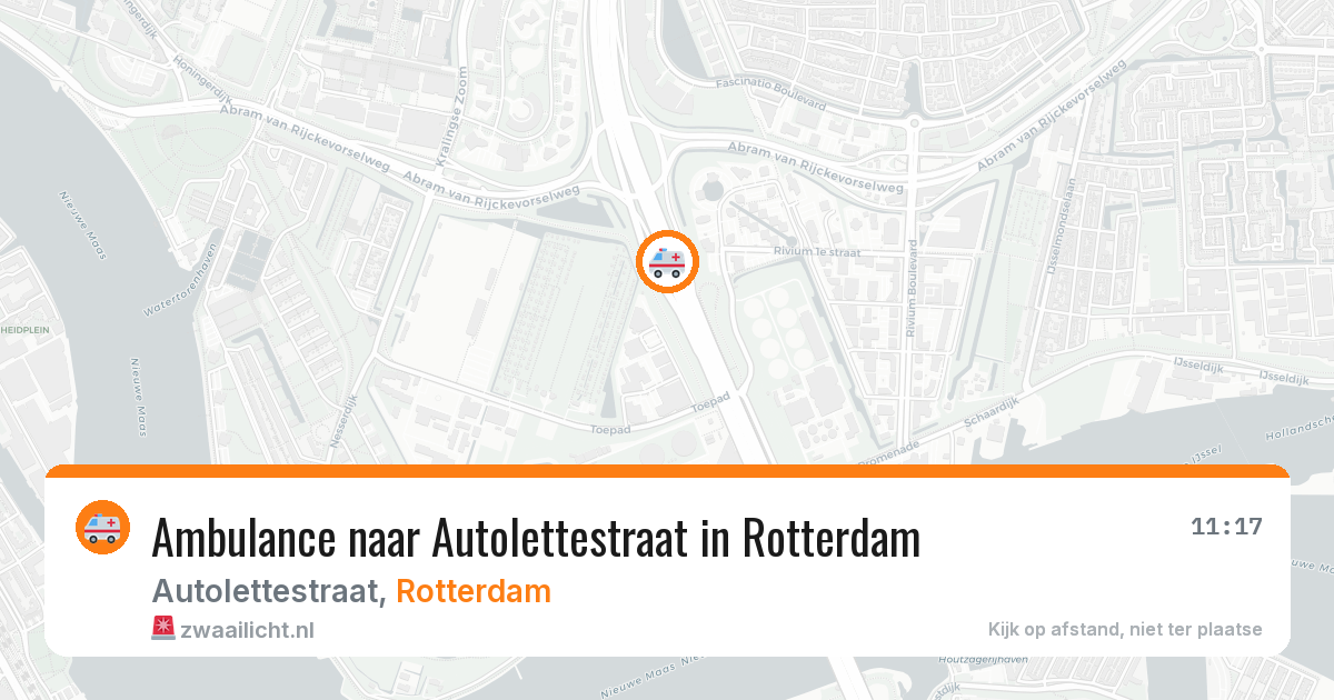 Ambulance naar Autolettestraat in Rotterdam — 18 jun 2026