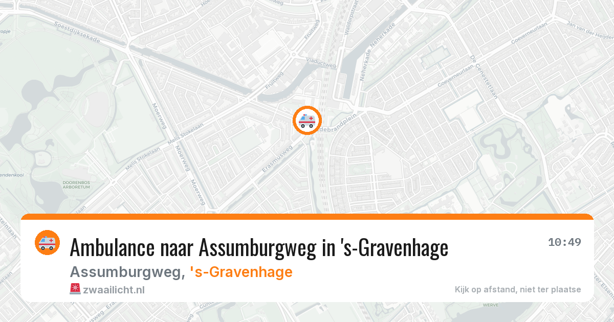 Ambulance naar Assumburgweg in 's-Gravenhage — 28 mei 2026