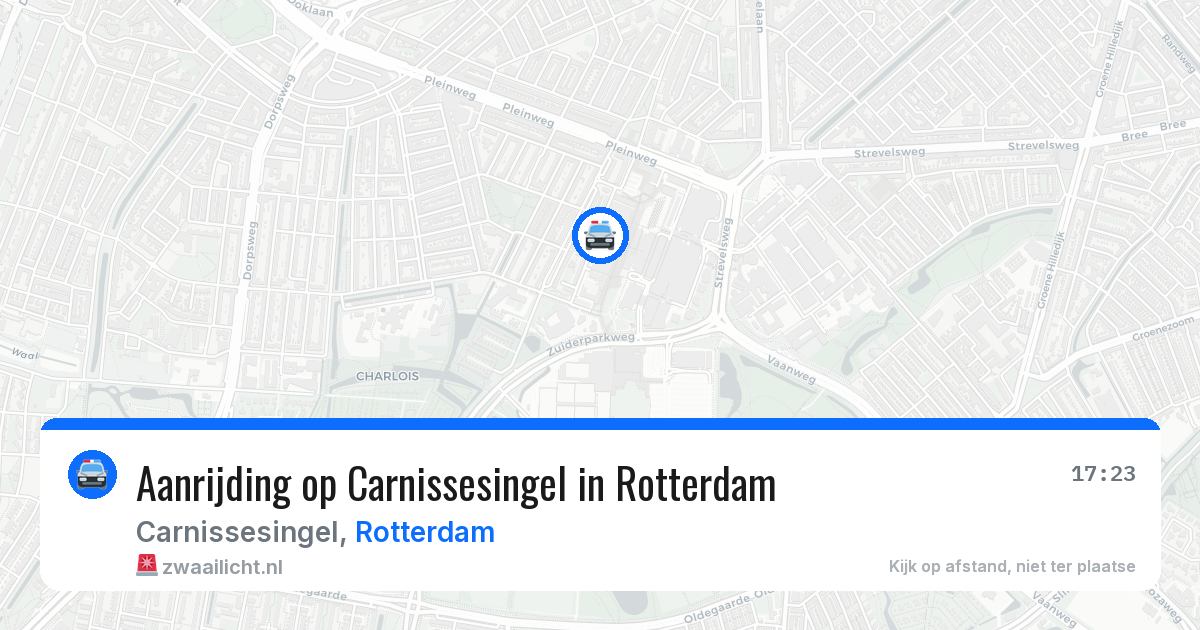 Aanrijding op Carnissesingel in Rotterdam — 29 mei 2026