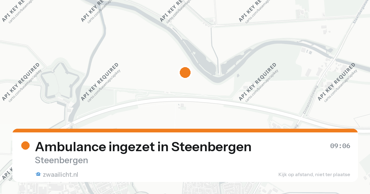 Ambulance ingezet in Steenbergen — 26 aug 2026