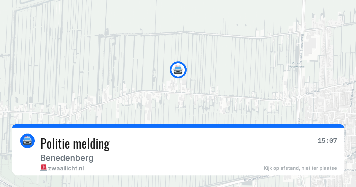 Politie melding — 21 jun 2026