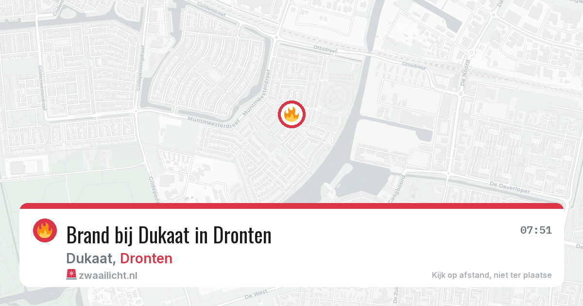 Brand bij Dukaat in Dronten — 2 jul 2026