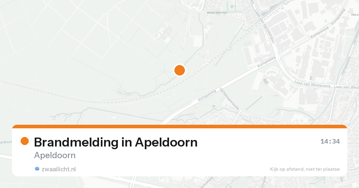 Brandmelding in Apeldoorn — 17 aug 2026