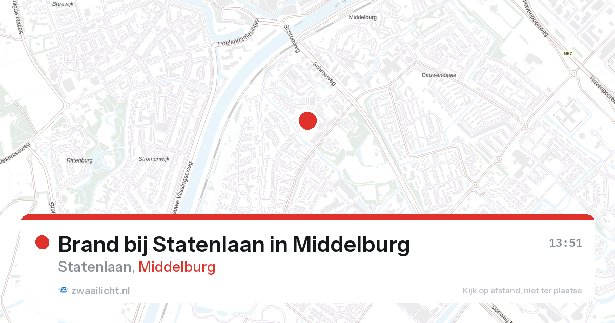 Brand bij Statenlaan in Middelburg — 29 jun 2026