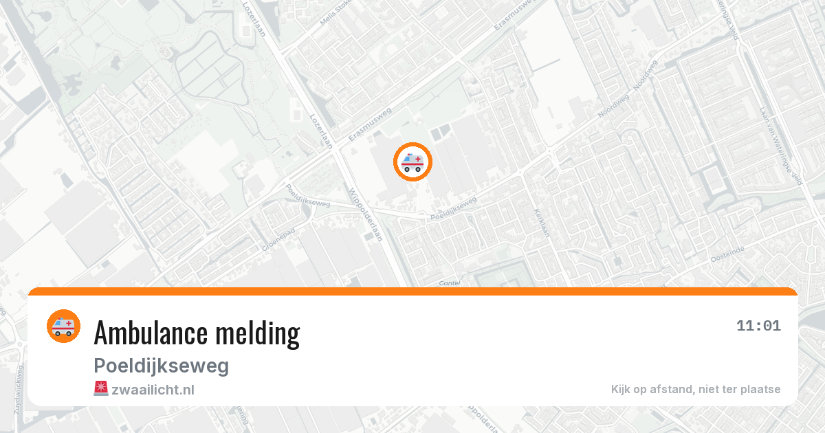 Ambulance melding — 21 jun 2026