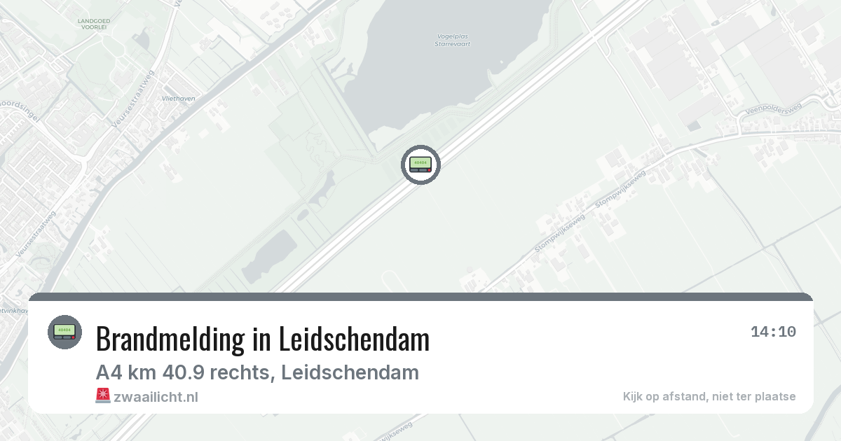 Brandmelding in Leidschendam — 10 mrt 2026