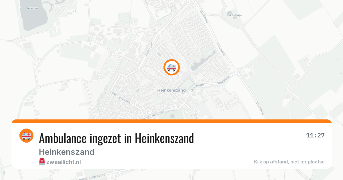 Ambulance ingezet in Heinkenszand — 31 jul 2026