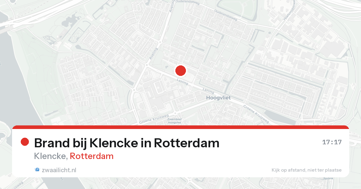 Brand bij Klencke in Rotterdam — 30 jan 2026