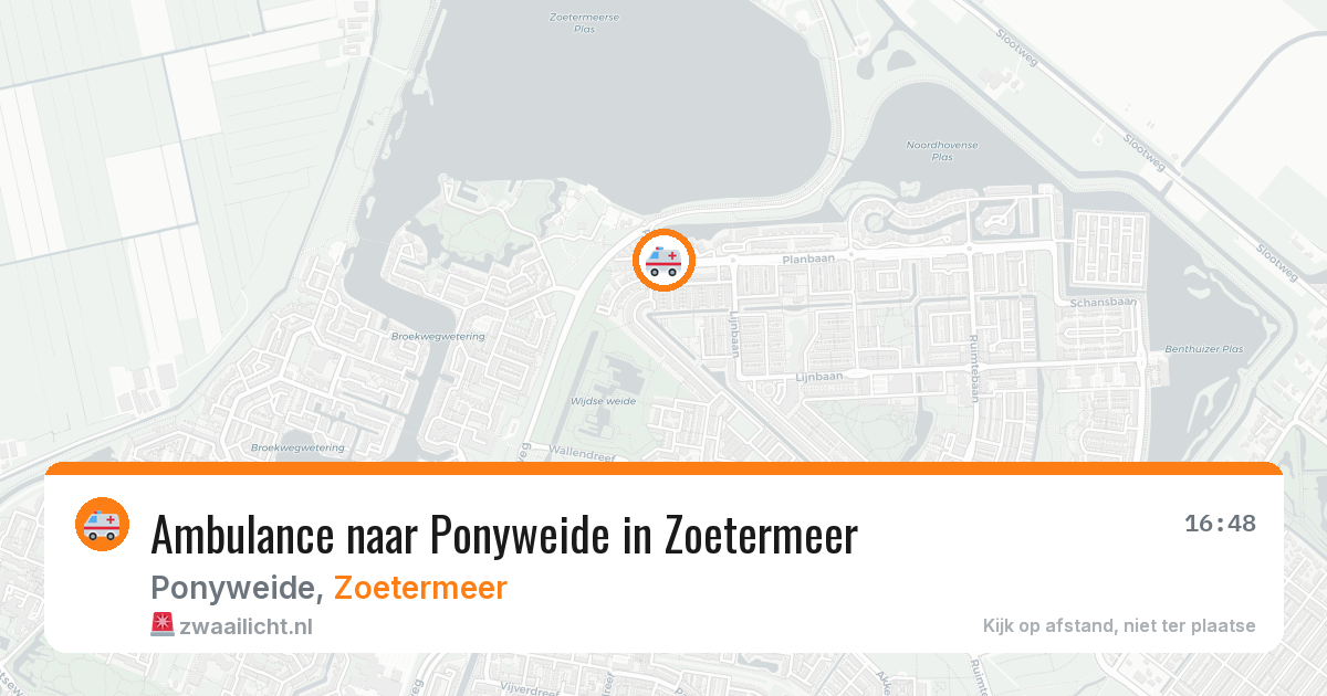 Ambulance naar Ponyweide in Zoetermeer — 8 mei 2026
