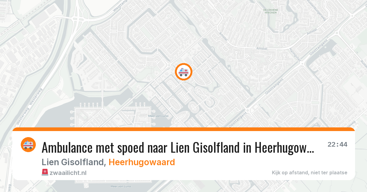 Ambulance met spoed naar Lien Gisolfland in Heerhugowaard — 22 jan 2026