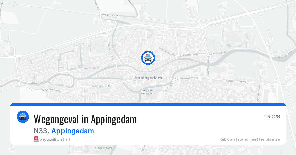Wegongeval in Appingedam — 24 jan 2026