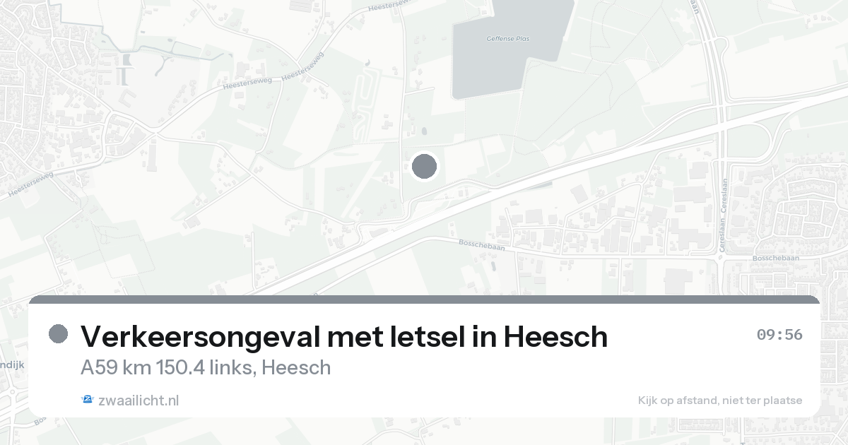 Verkeersongeval met letsel in Heesch — 14 aug 2026