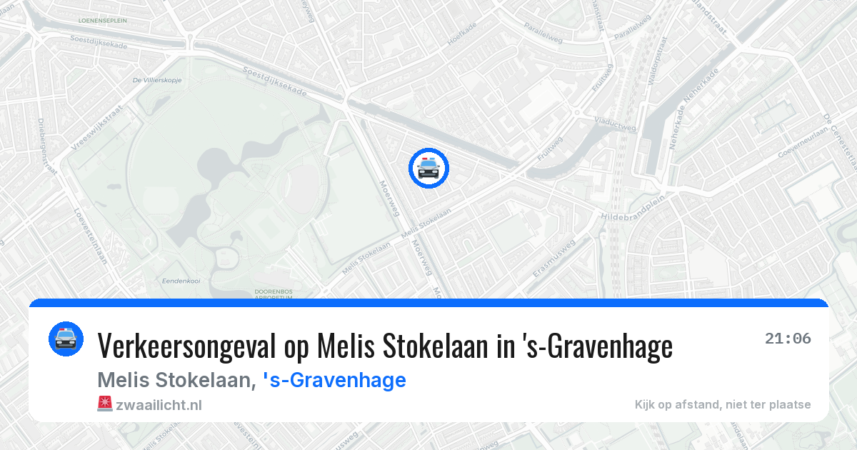 Verkeersongeval op Melis Stokelaan in 's-Gravenhage — 11 jun 2026