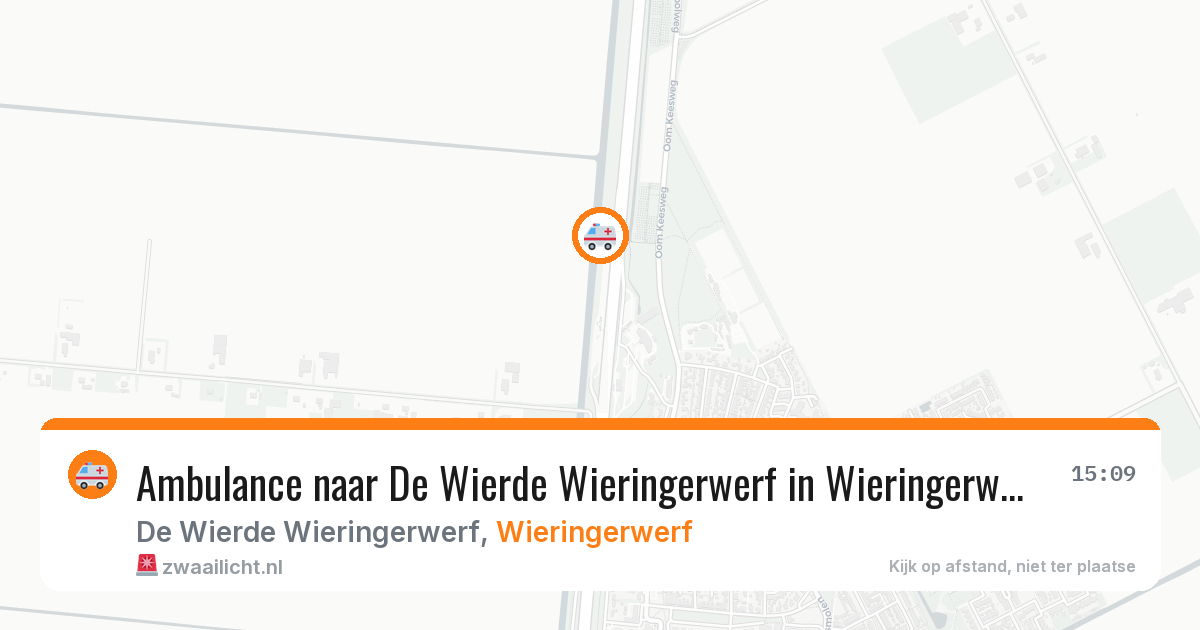 Ambulance naar De Wierde Wieringerwerf in Wieringerwerf — 27 feb 2026