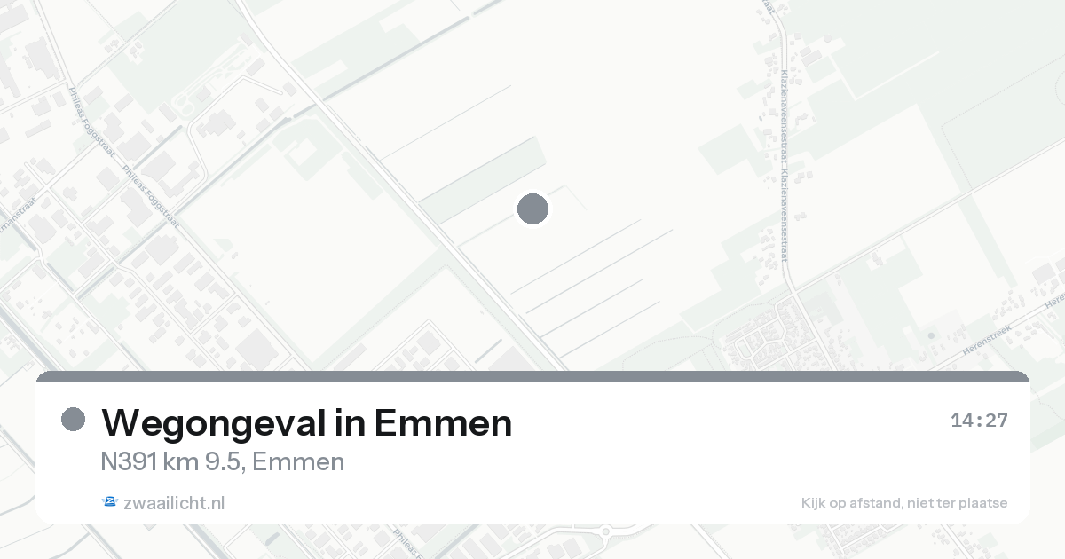 Wegongeval in Emmen — 30 jan 2026