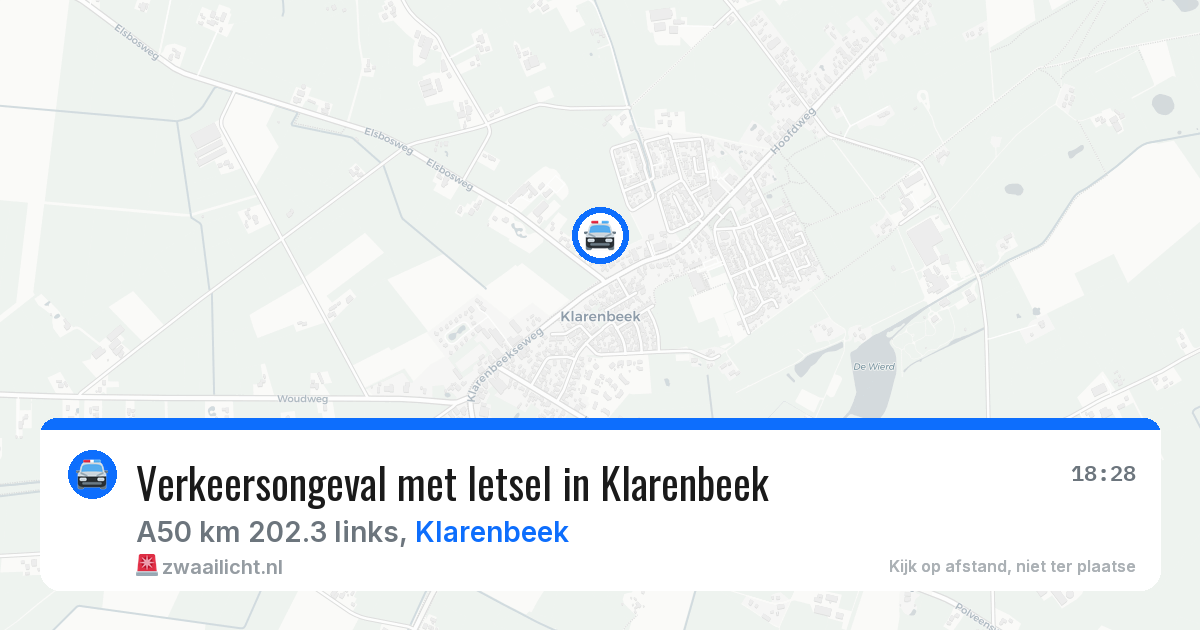 Verkeersongeval met letsel in Klarenbeek — 3 aug 2026