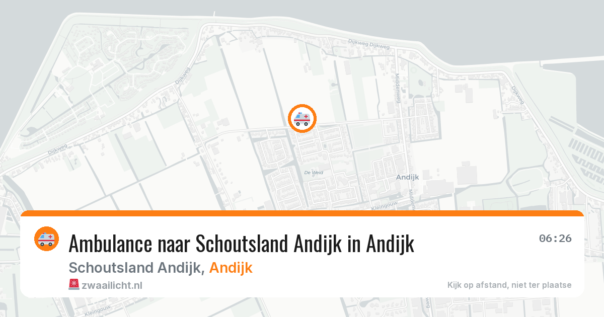Ambulance naar Schoutsland Andijk in Andijk — 30 jan 2026