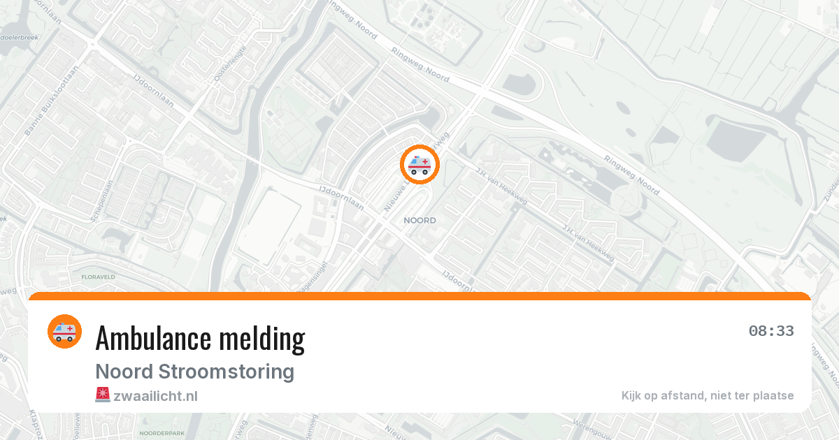 Ambulance melding — 15 mei 2026
