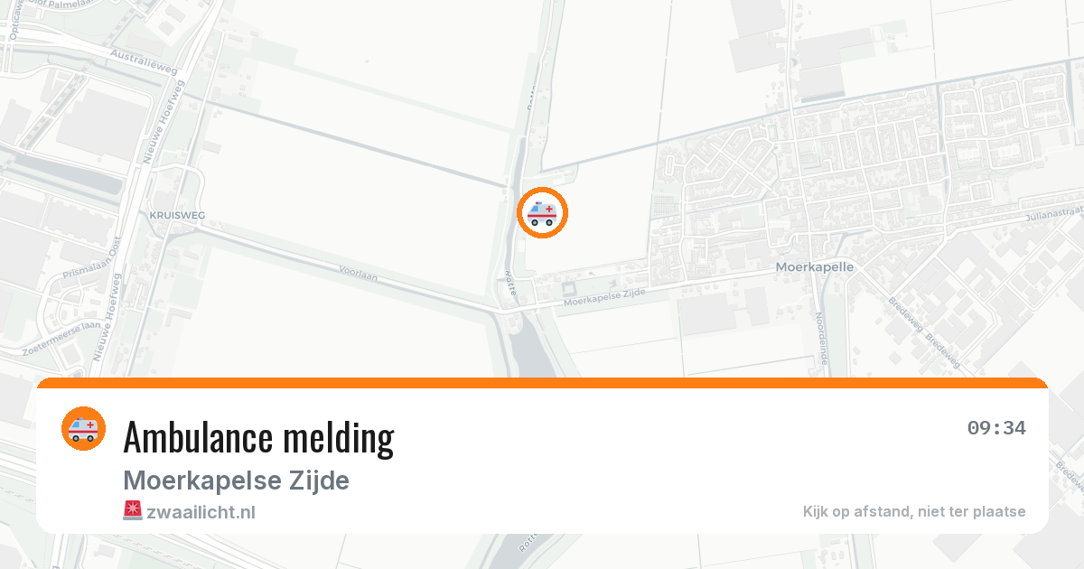 Ambulance melding — 28 mei 2026