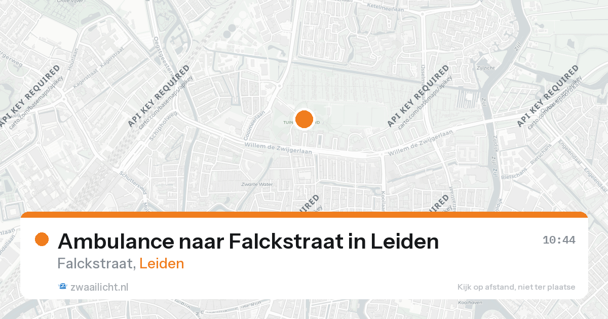 Ambulance naar Falckstraat in Leiden — 21 feb 2026