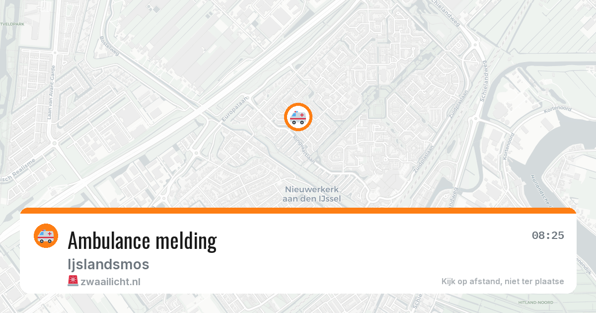 Ambulance melding — 17 jul 2026