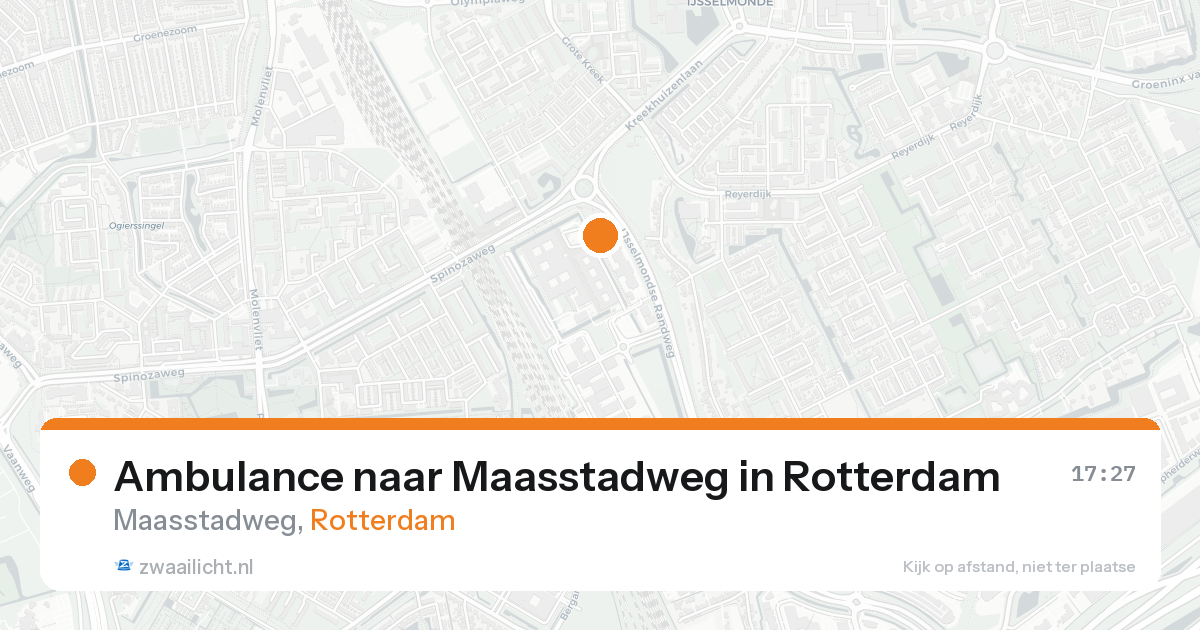 Ambulance naar Maasstadweg in Rotterdam — 29 jun 2026