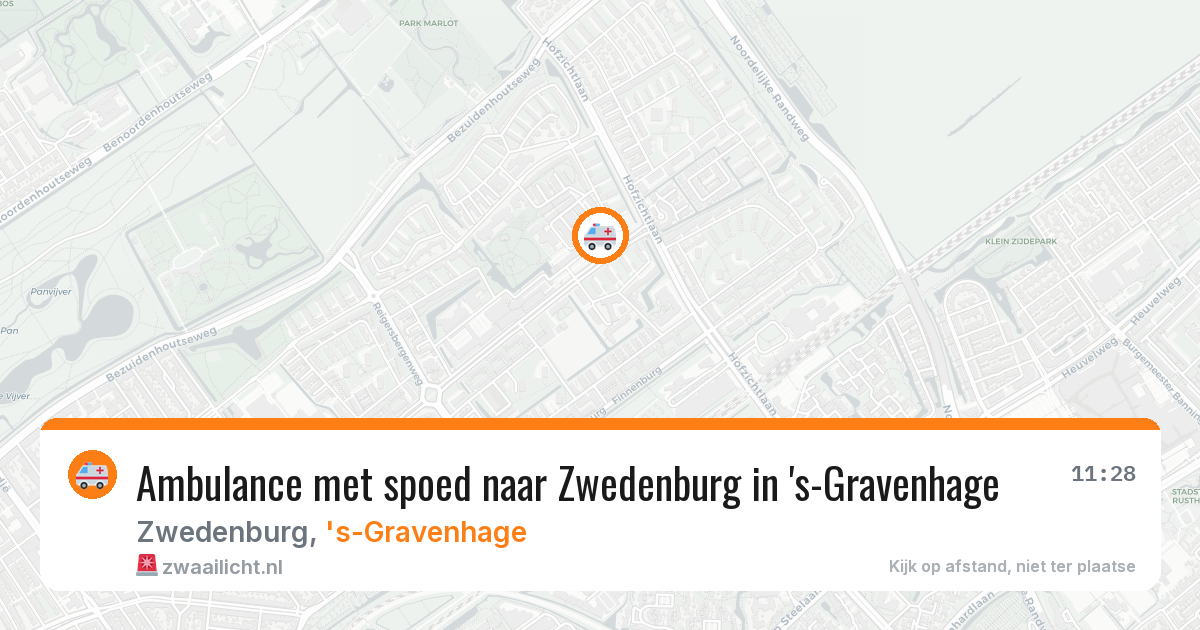 Ambulance met spoed naar Zwedenburg in 's-Gravenhage — 17 jun 2026